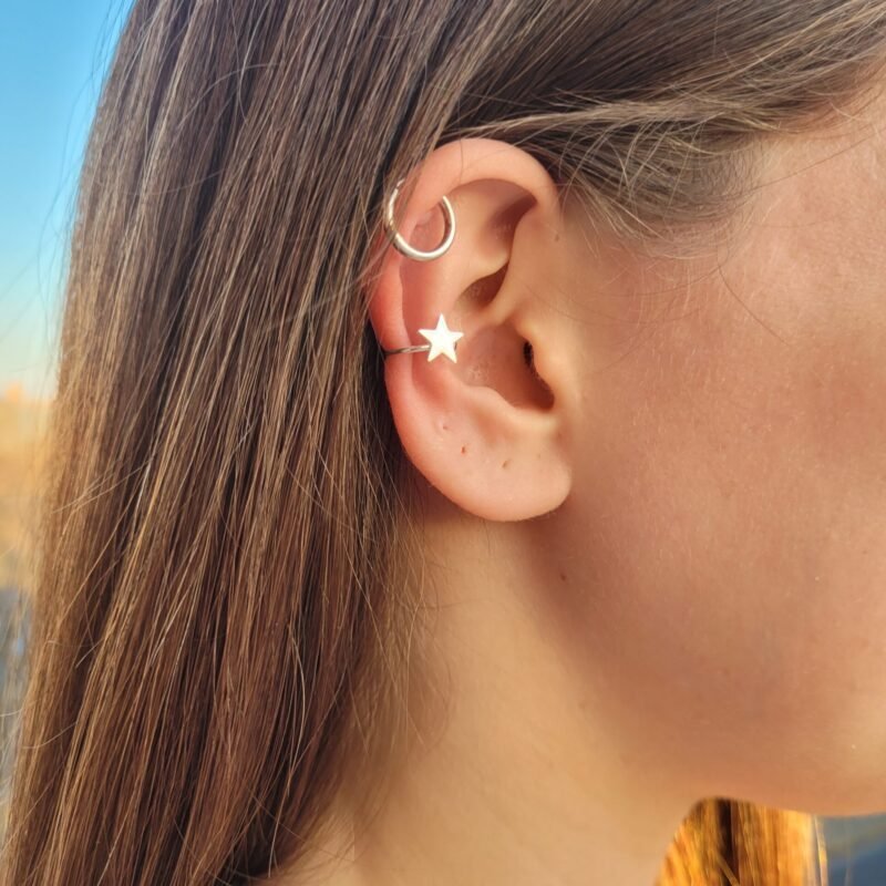 Ear cuff estrella