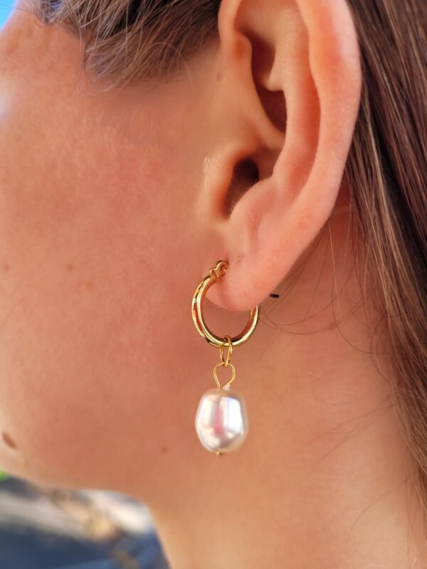 Argollas Perla