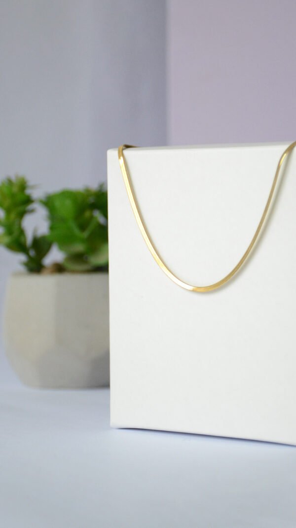 Cadena plana gold - Image 4