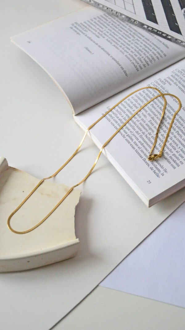 Cadena plana gold - Image 8