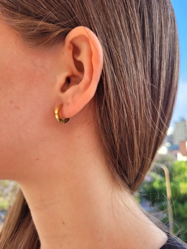 Mini argollas gold