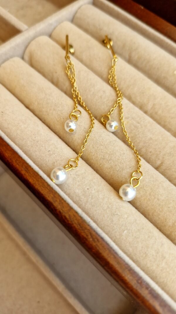 Perlas colgantes gold - Image 4