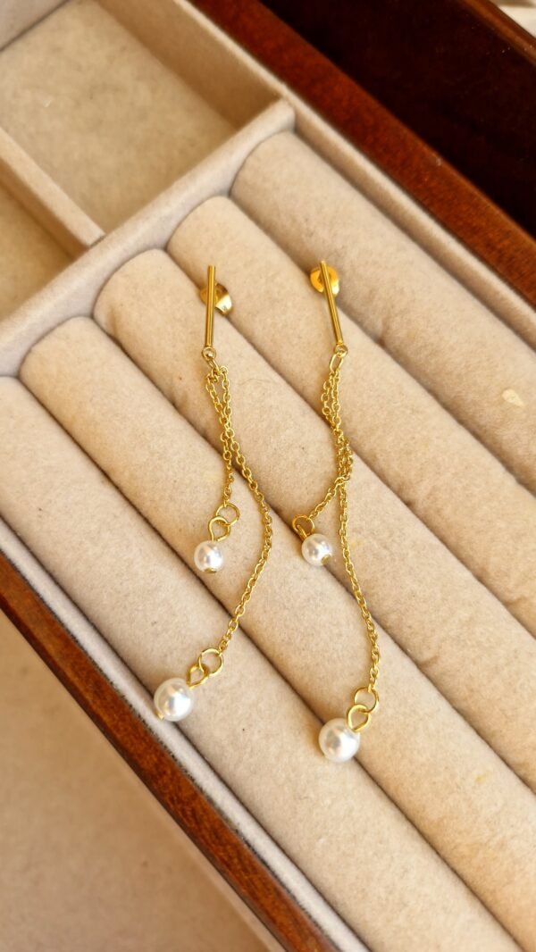 Perlas colgantes gold - Image 2