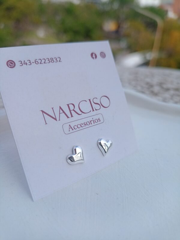 Aros mini corazón