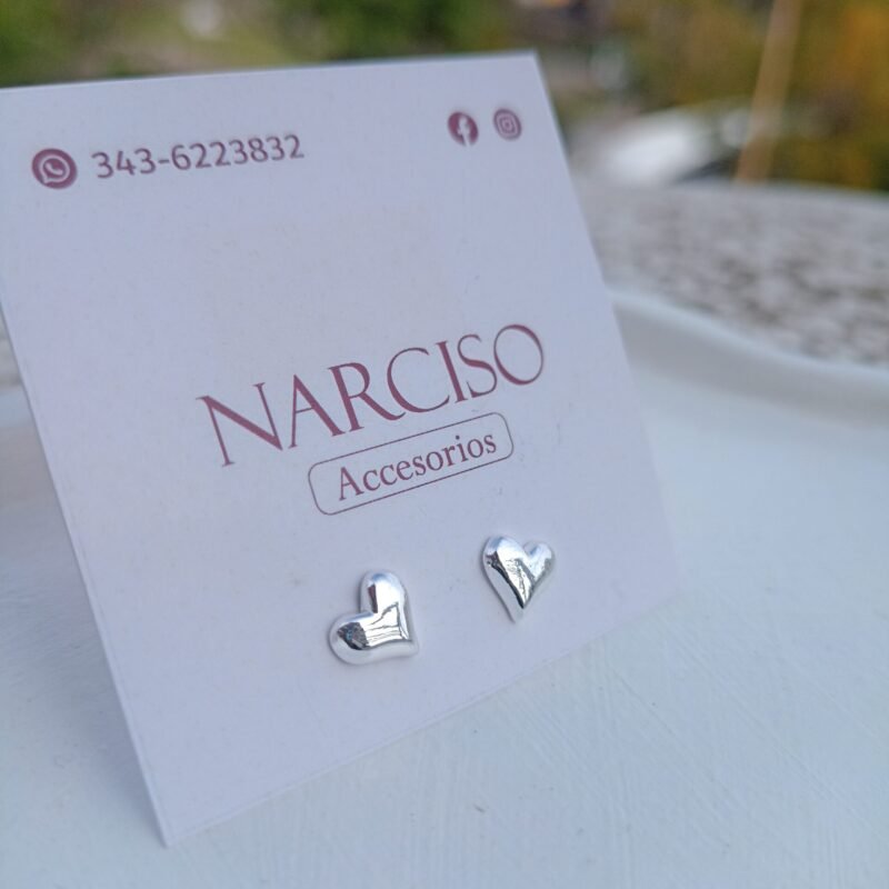 Aros mini corazón