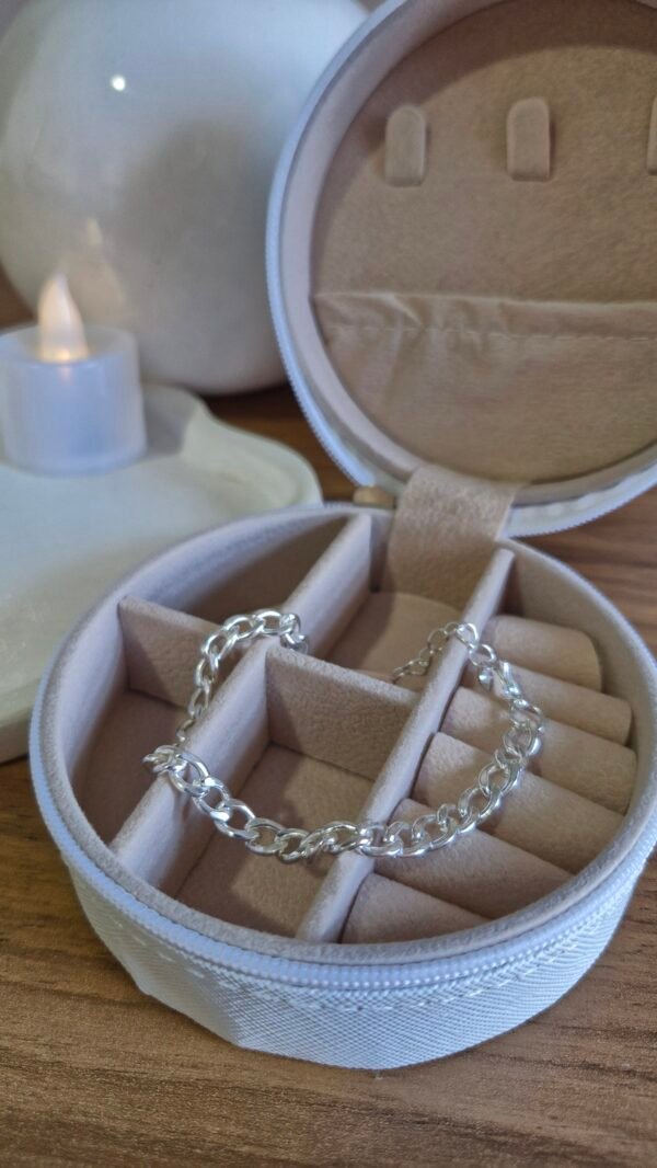 Pulsera plana silver
