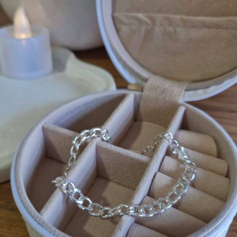 Pulsera plana silver